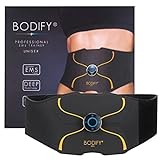 Bodify® EMS Bauchtrainer Pro - Gezielte Stimulation der Bauch Muskulatur! - Muskelaufbau -...